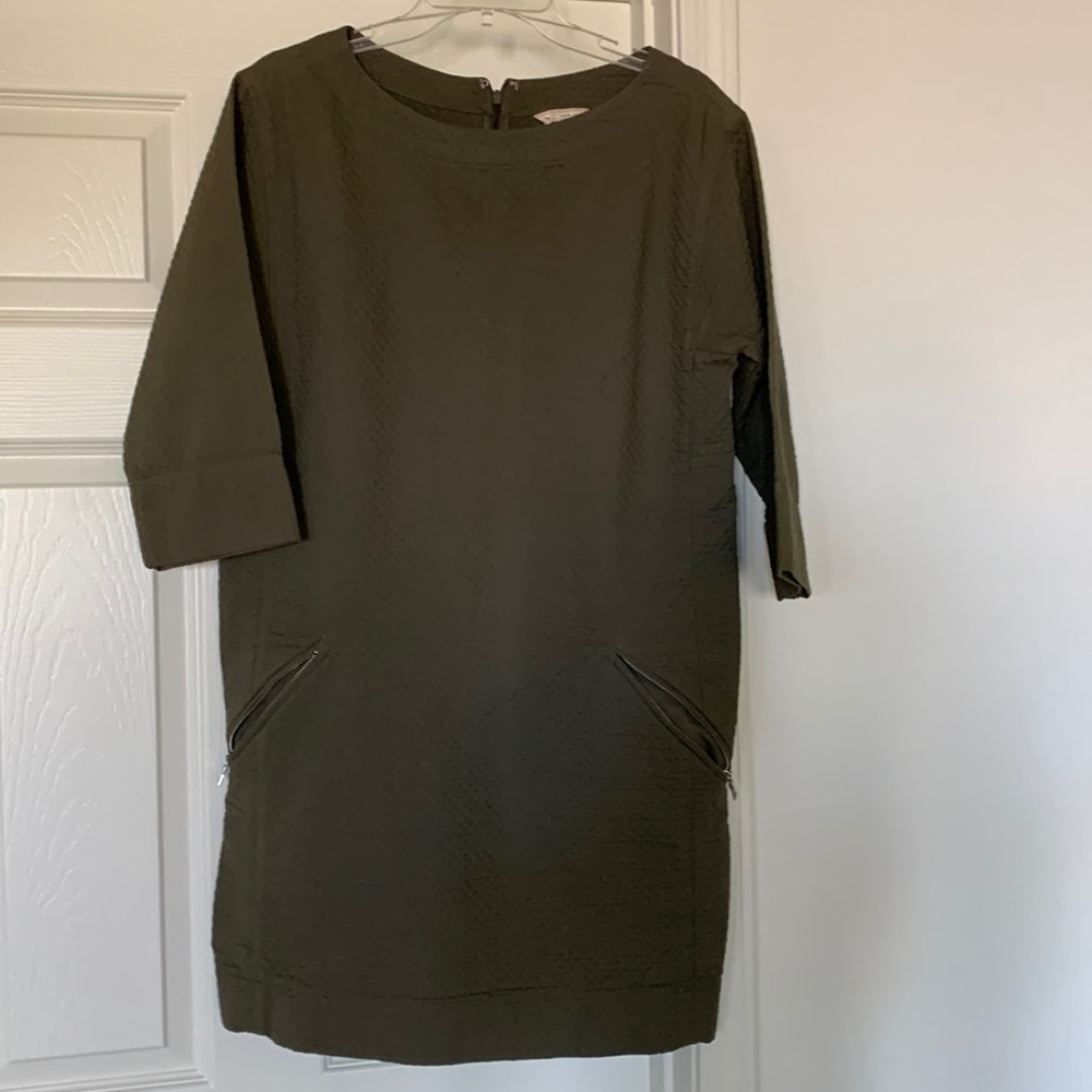 Army Forest green size small gap oversized quilted dress Loose fitting lagenlook